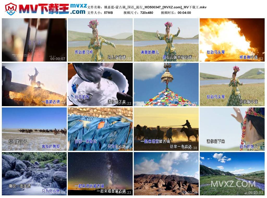 姚嘉蓝-蒙古调_国语_流行_MD500347